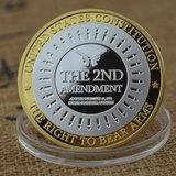2nd Amendment Legacy Silver & Gold-Plated Coin