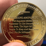 2nd Amendment Legacy Gold-Plated Coin