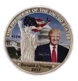 Trump Silver-Plated Coin
