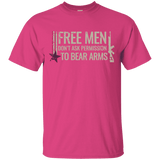 Free Men Don't Ask to Bear Arms T-Shirt