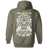 Money and Happiness Pro-Gun Rights Hoodie