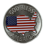God Bless America Gold-Plated Coin