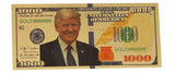 Trump Golden $1,000 Faux Bill