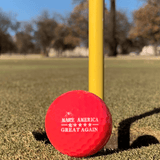 Trump MAGA Red Golf Ball
