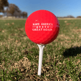 Trump MAGA Red Golf Ball