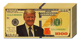 Trump Golden $1,000 Faux Bill