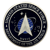 Space Force Silver-Plated Coin