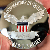 Trump 2020 "Keep America Great" Silver-Plated Coin