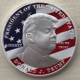 Trump "MAGA" Silver-Plated Coin