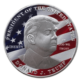 Trump "MAGA" Silver-Plated Coin