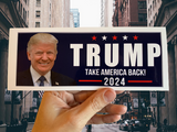 Trump 2024 'Take America Back' Bumper Sticker