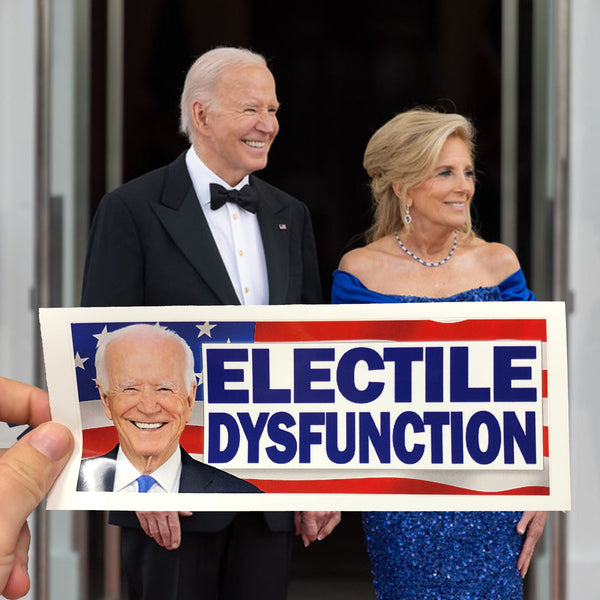 Biden Electile Dysfunction Sticker