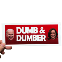 Dumb & Dumber Biden Sticker