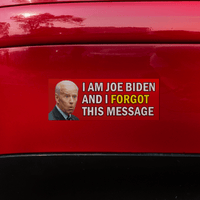 Forgetful Joe Biden Sticker