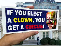 Biden Clown Sticker