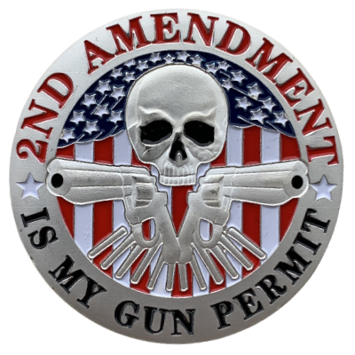 2A My Gun Permit Silver-Plated Coin [SE]