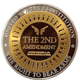 2nd Amendment Legacy Gold & Silver-Plated Coin