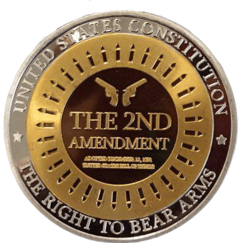 2nd Amendment Legacy Gold & Silver-Plated Coin