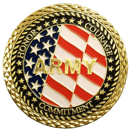 Army Veteran Coin