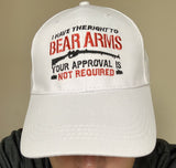 Right to Bear Arms 2nd Amendment White Hat