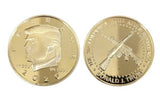 Trump 2nd Amendment Gold-Plated Coin