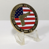 Clear Plastic Coin Stand