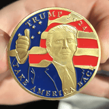 Trump 2024 "Take America Back" Gold-Plated Coin