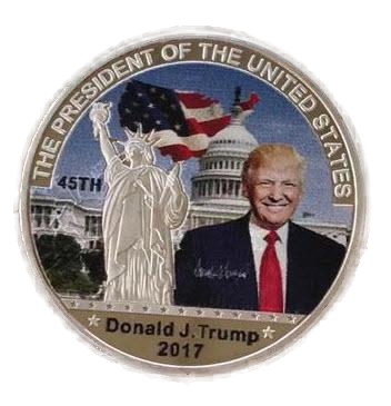 Trump Silver-Plated Coin