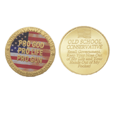 Conservative Values Gold-Plated Coin [SE]