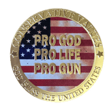 Conservative Values Gold-Plated Coin [SE]