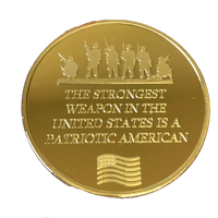 Don't Tread On America Gold-Plated Coin
