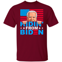 Funny Hidin' from Biden T-Shirt