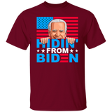 Funny Hidin' from Biden T-Shirt