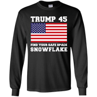 Trump 45 Snowflake Long Sleeve T-Shirt