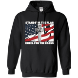 I Stand For The Flag, Kneel For The Cross Hoodie