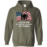 I Stand For The Anthem Patriotic Hoodie