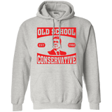 President Ronald Reagan Old School Conservative Hooded Sweatshirt (Hoodie)