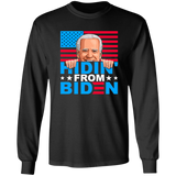 Funny Hidin' from Biden Long Sleeve T-Shirt [SE]