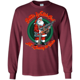 Better Watch Out! (Christmas/Gun Rights) Long Sleeve T-Shirt