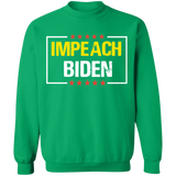 IMPEACH BIDEN Crewneck Pullover Sweatshirt