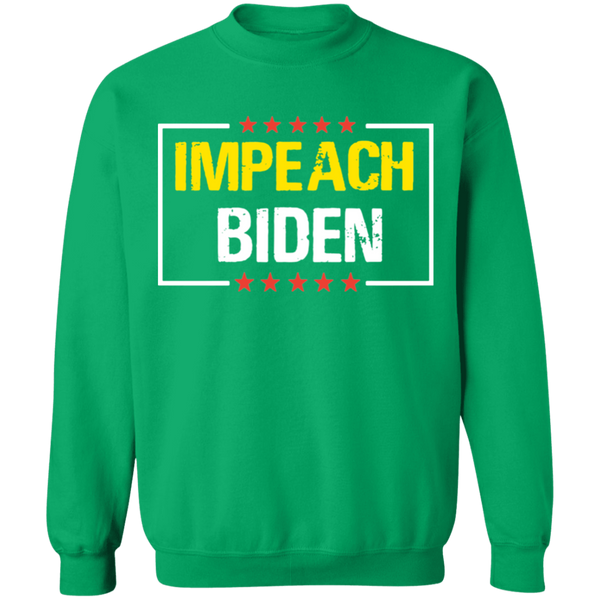 IMPEACH BIDEN Crewneck Pullover Sweatshirt