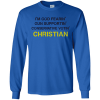 God-Fearing Conservative - LS Ultra Cotton T-Shirt