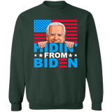 Funny Hidin' from Biden Pullover Sweatshirt [SE]