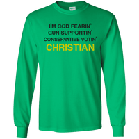 God-Fearing Conservative - LS Ultra Cotton T-Shirt