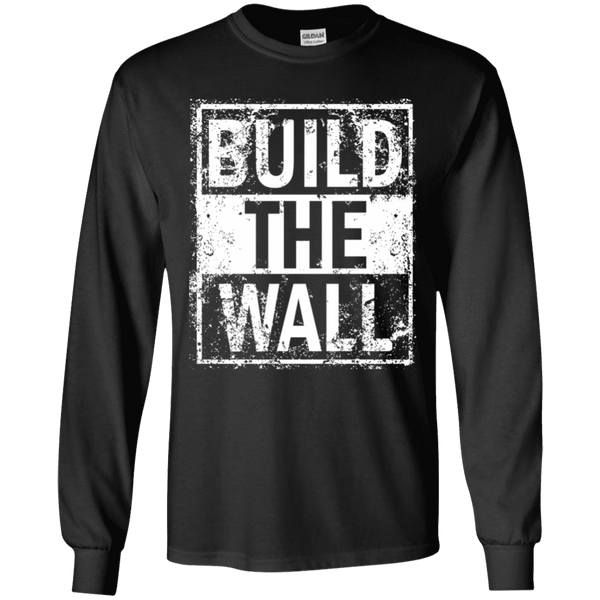 Build The Wall Trump Long Sleeve T-Shirt