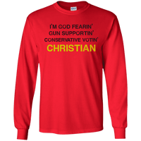 God-Fearing Conservative - LS Ultra Cotton T-Shirt