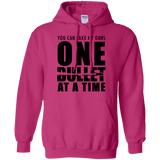 One Bullet At A Time Gun Rights Hoodie