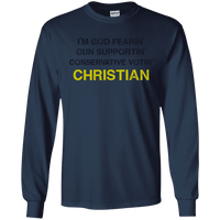 God-Fearing Conservative - LS Ultra Cotton T-Shirt