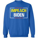 IMPEACH BIDEN Crewneck Pullover Sweatshirt