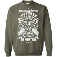 Money and Happiness Pro-Gun Rights Sweatshirt